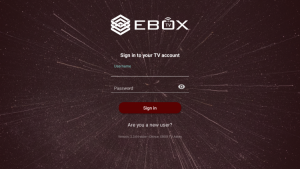 Child Ebox App How do I login to the EBOX TV app ? | EBOX