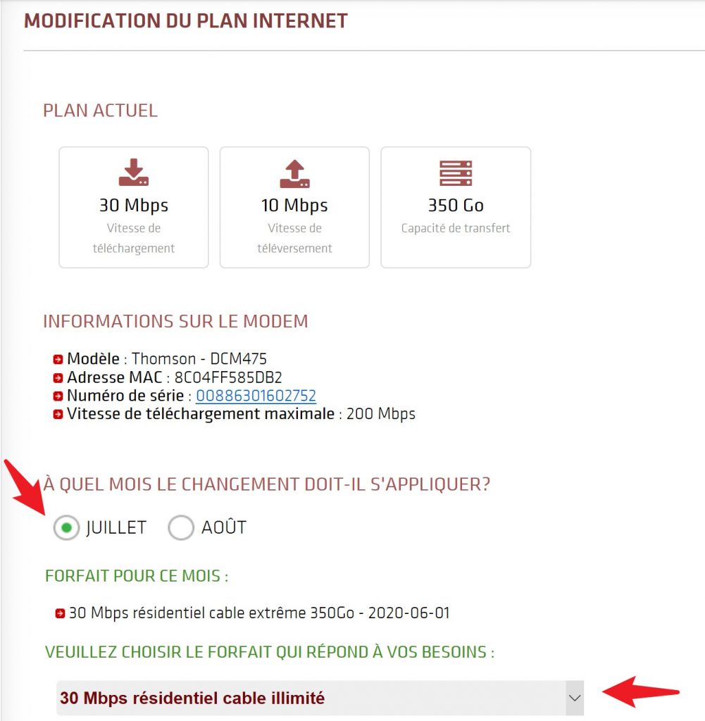 Comment Changer Mon Forfait Internet EBOX Comment changer mon forfait internet ebox